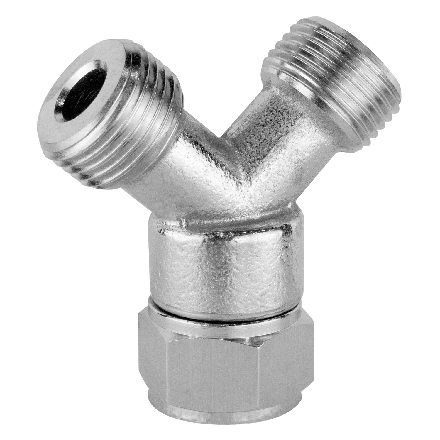 Beer Y Fitting with 3/8 Inch Bore