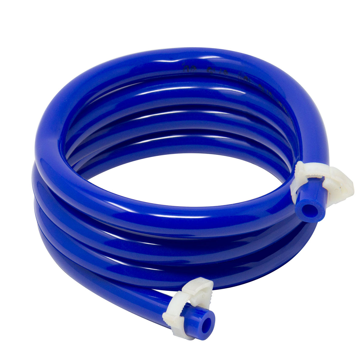 7 Foot 5/16 Inch I.D. Vinyl Air Line Assembly with 2 Snap Clamps
