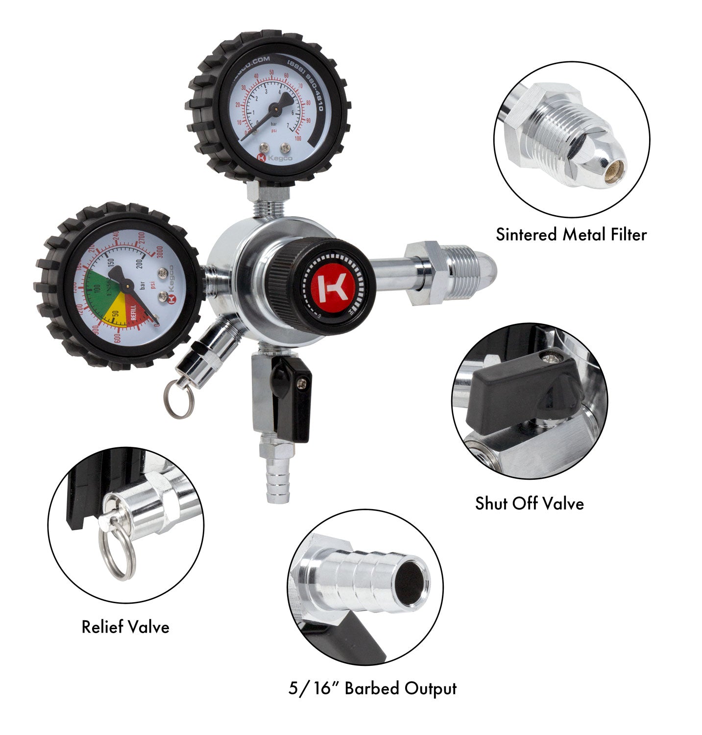 Kegco Nitrogen Regulator