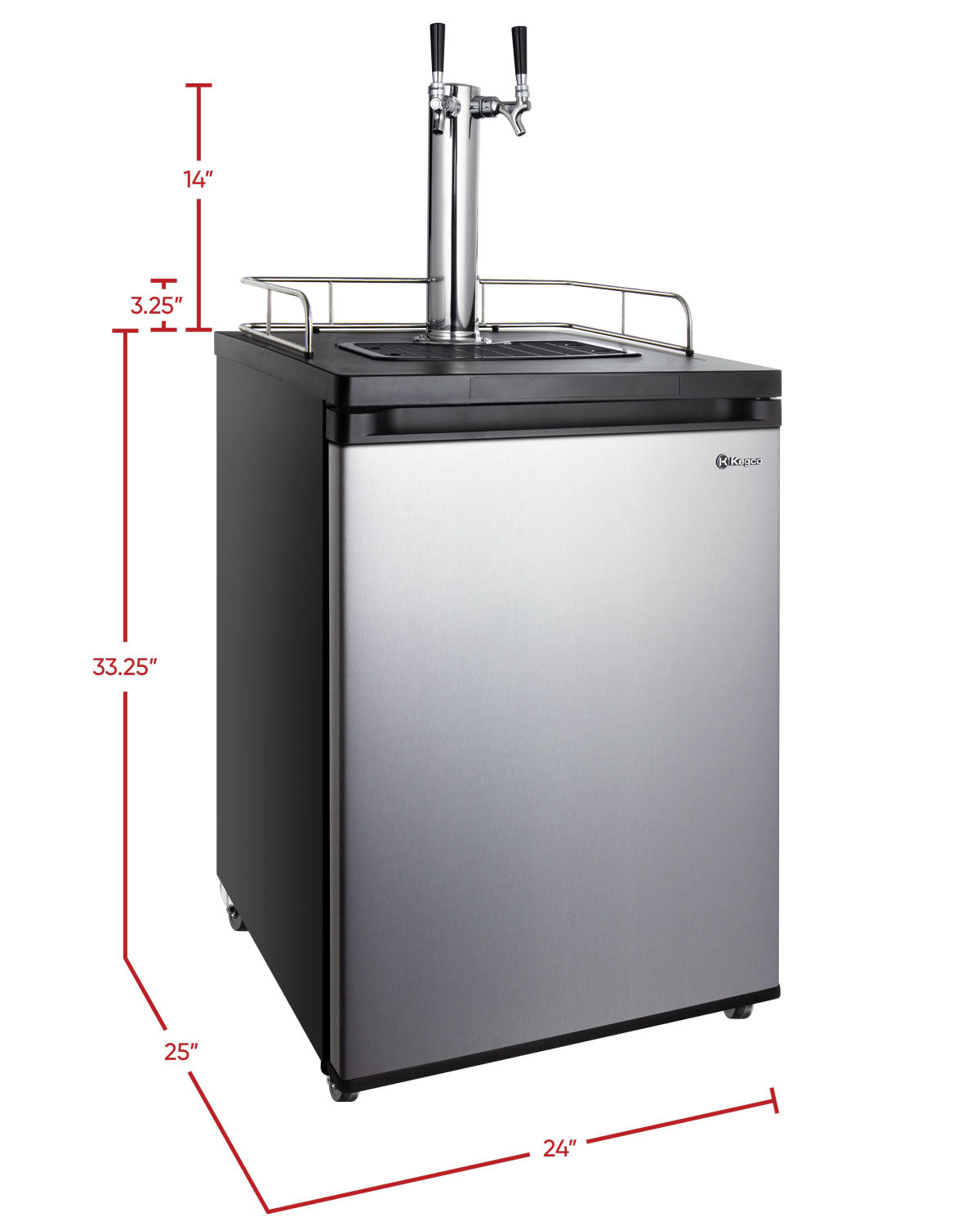 Kegco HBK209S-2 Beer Cooler