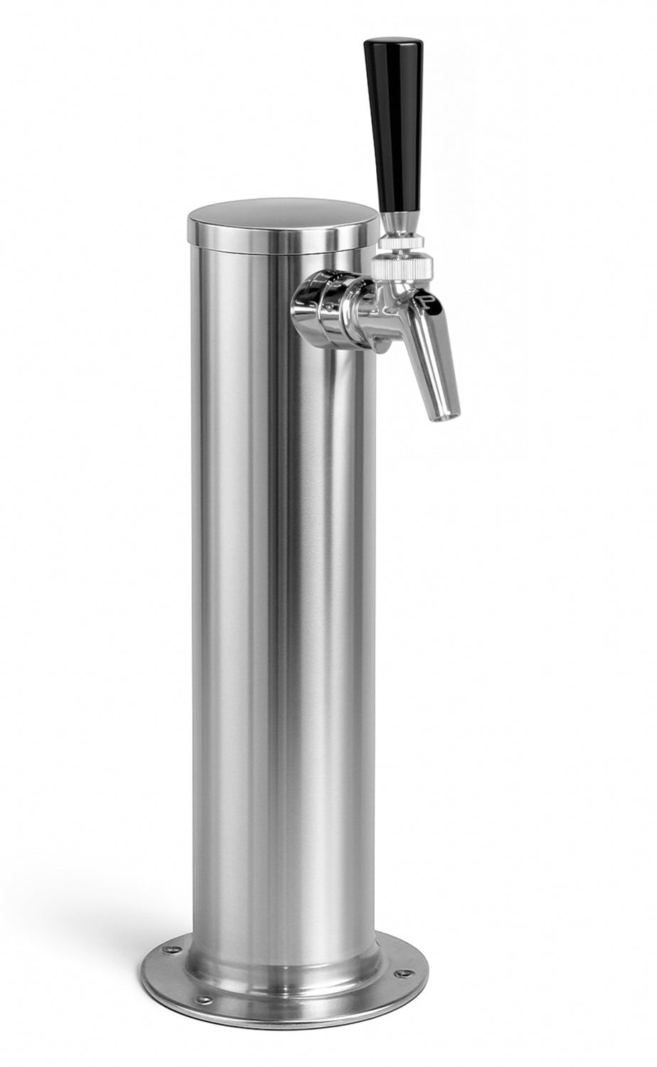 14" Polished Stainless Steel Draft Tower - Perlick Faucet