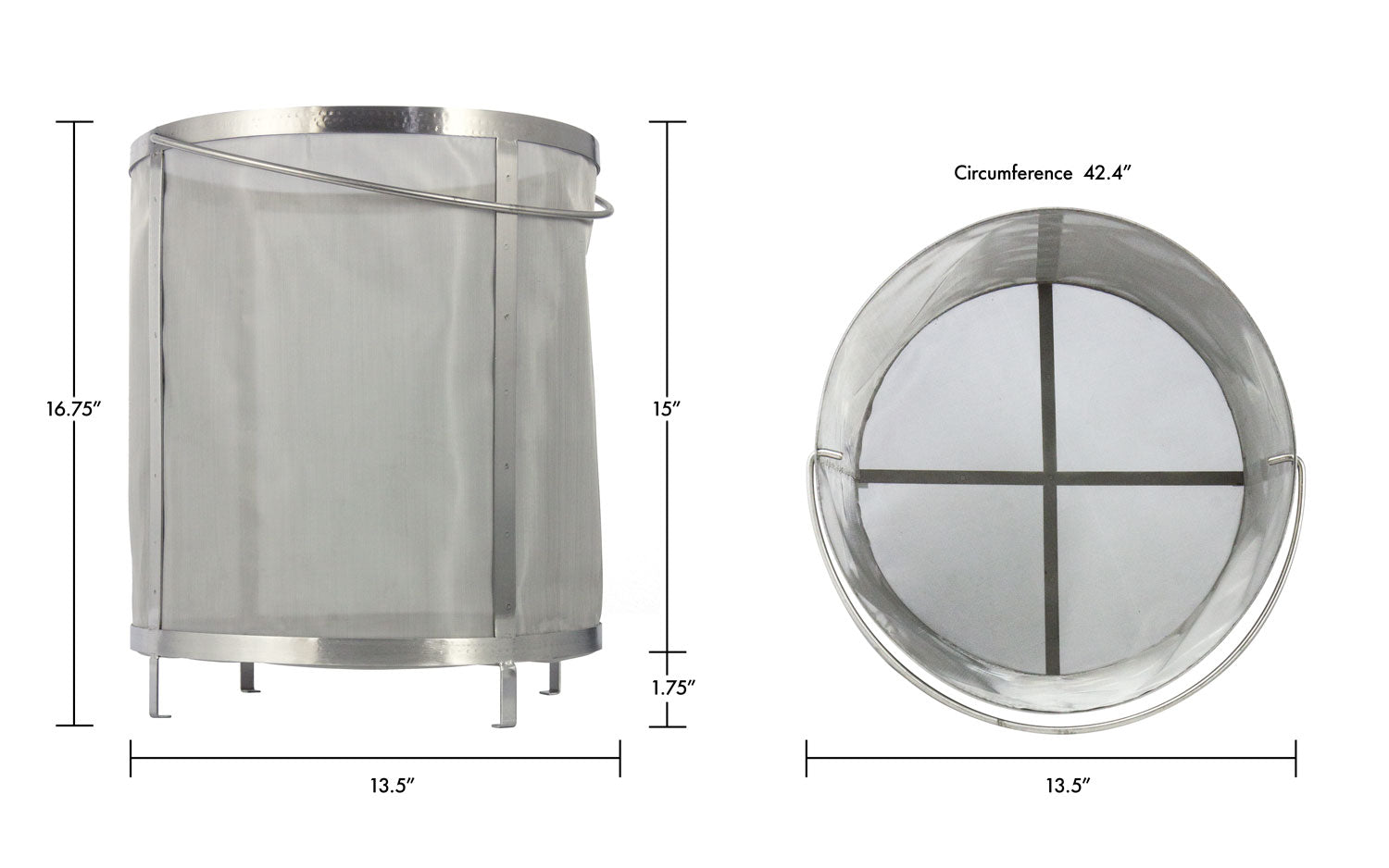 Filter Basket Dimensions