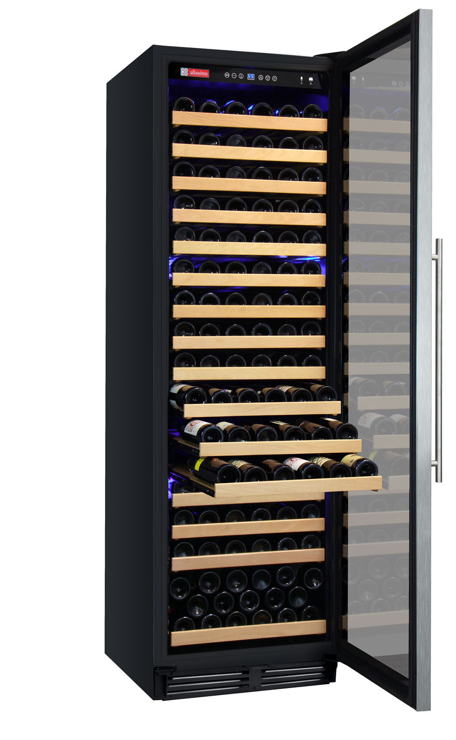 Wine Racks Glide Out on Rollers