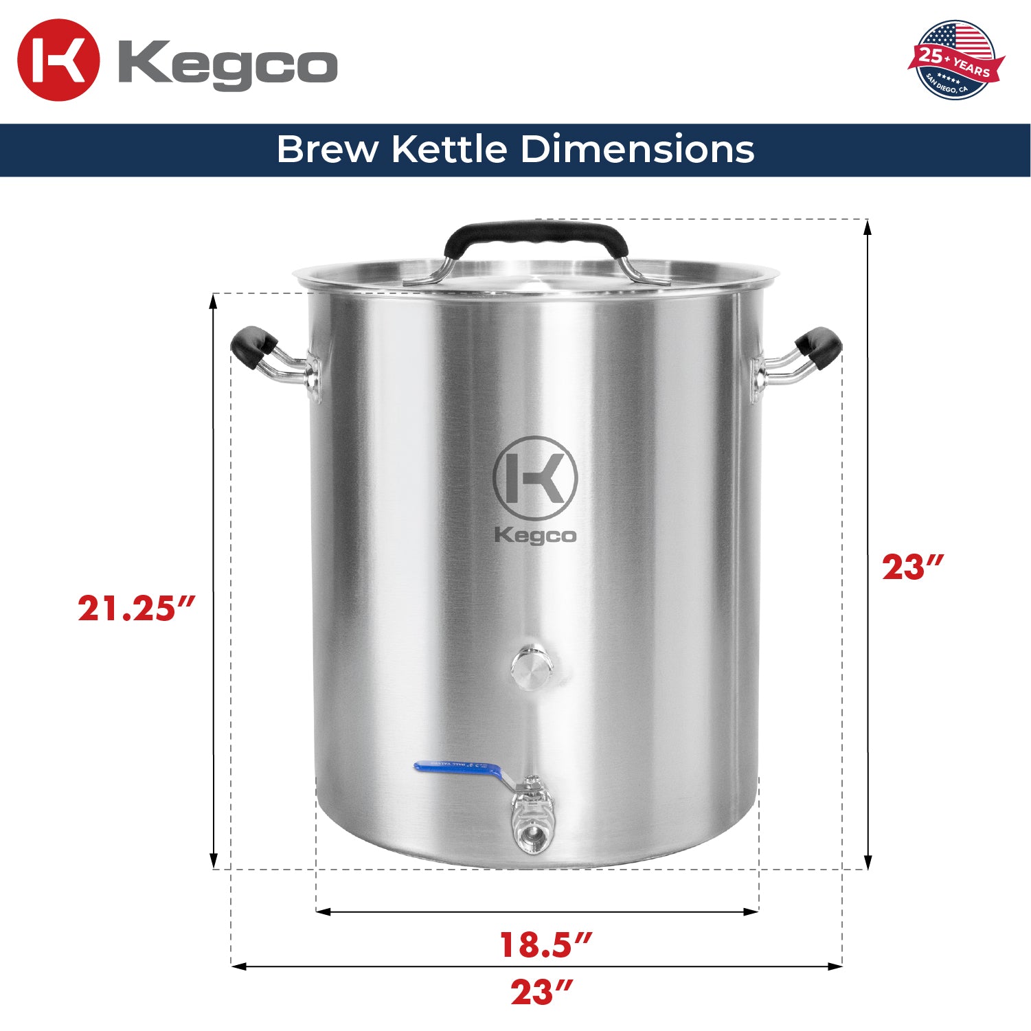 20 Gallon Coffee Brew Kettle