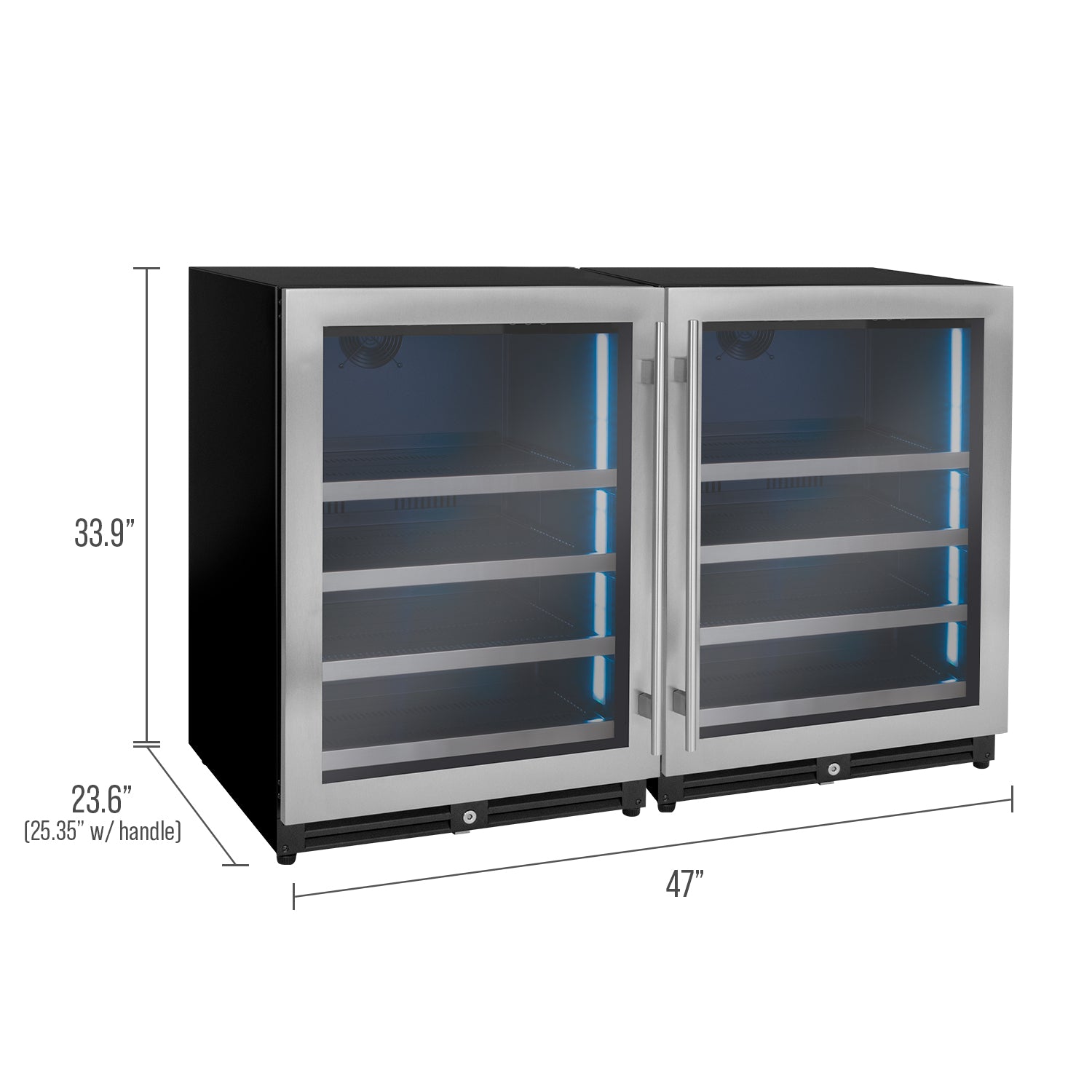 Allavino VSBC-24LSR beverage center dimensions