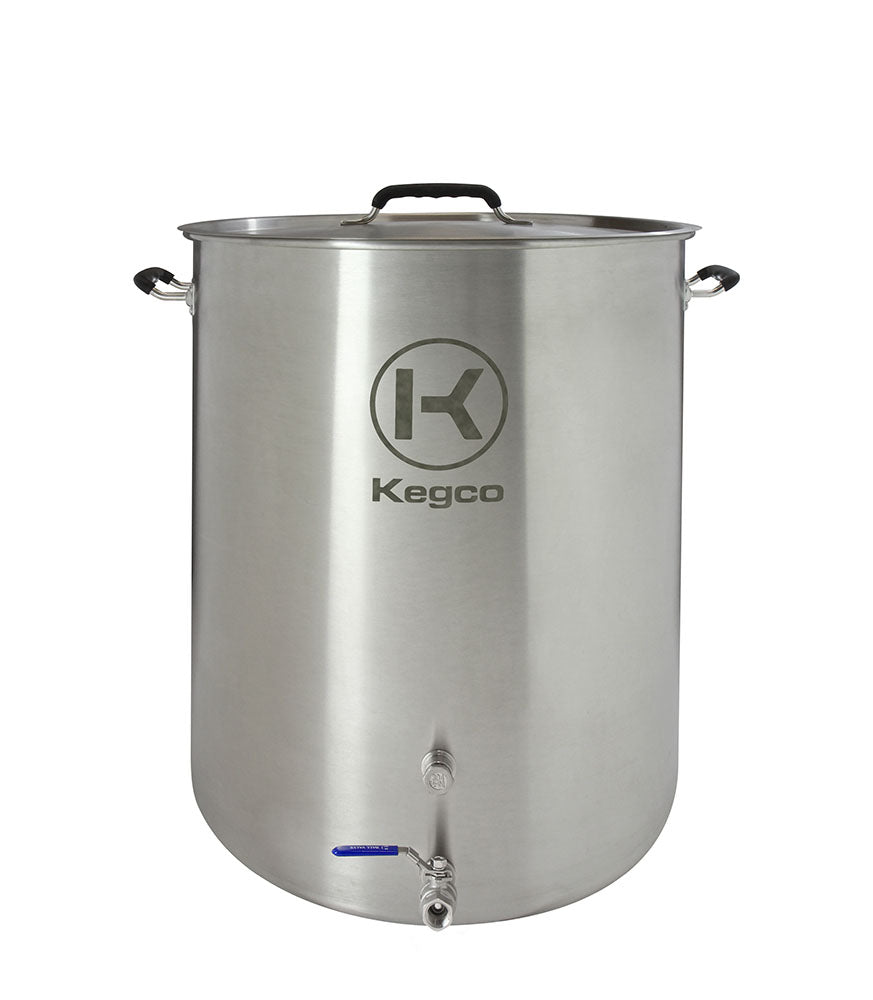 Brew Kettle - 30 Gallon - Plug & 2-Piece Ball Valve