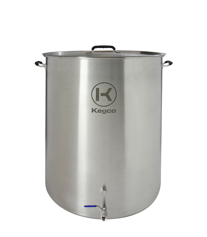 50 Gallon Brew Kettle with Plug and 2-Piece Ball Valve