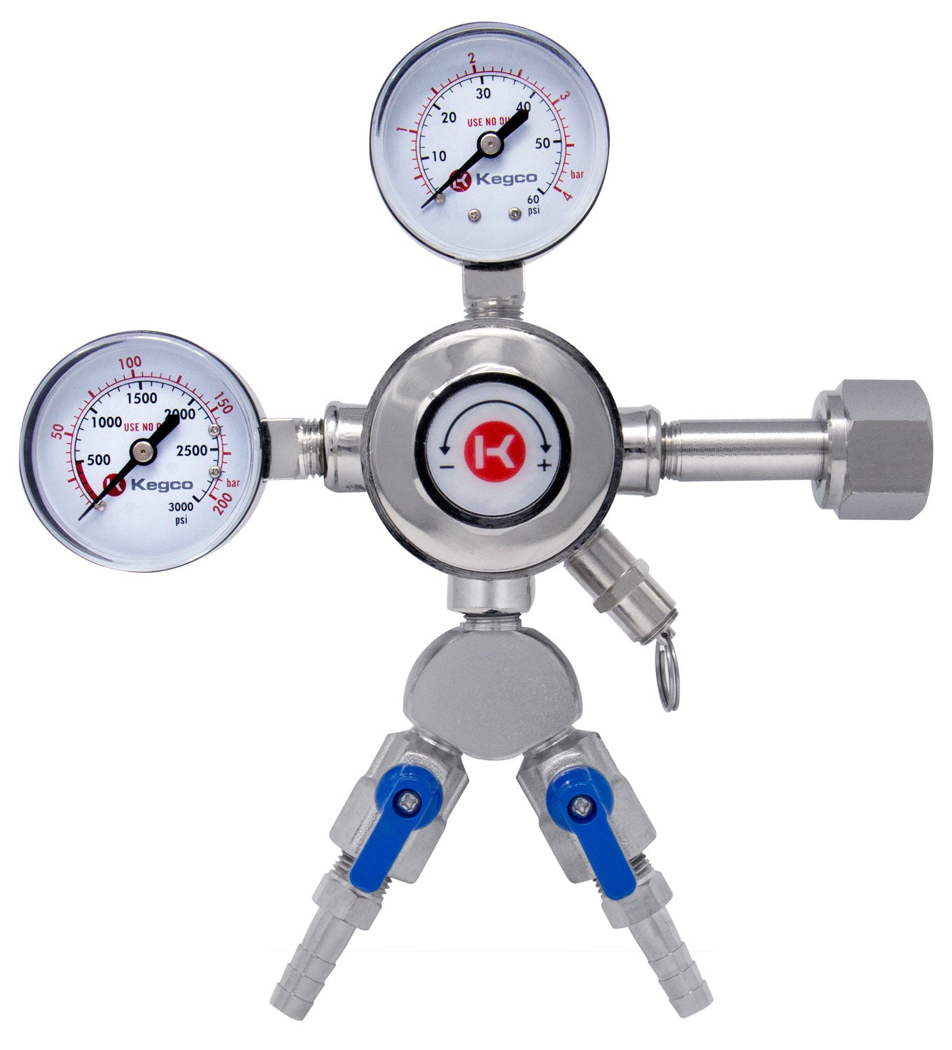 Pro Series Double Gauge Two Product CO2 Regulator