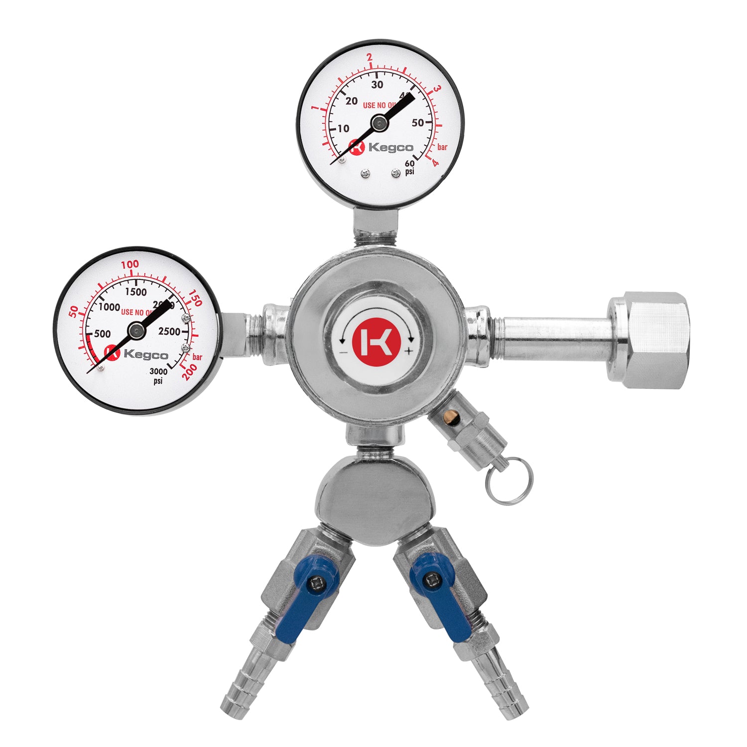 Pro Series Double Gauge Two Product CO2 Regulator