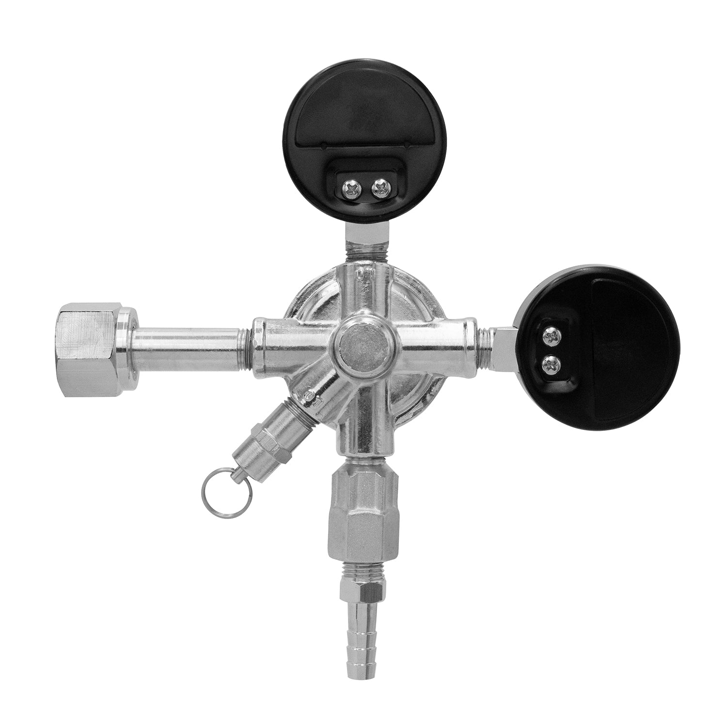 Co2 regulator back view