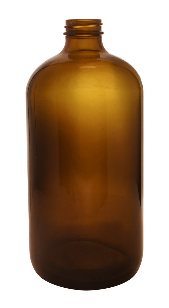 Libbey 64 oz. Amber Glass Beer Growler