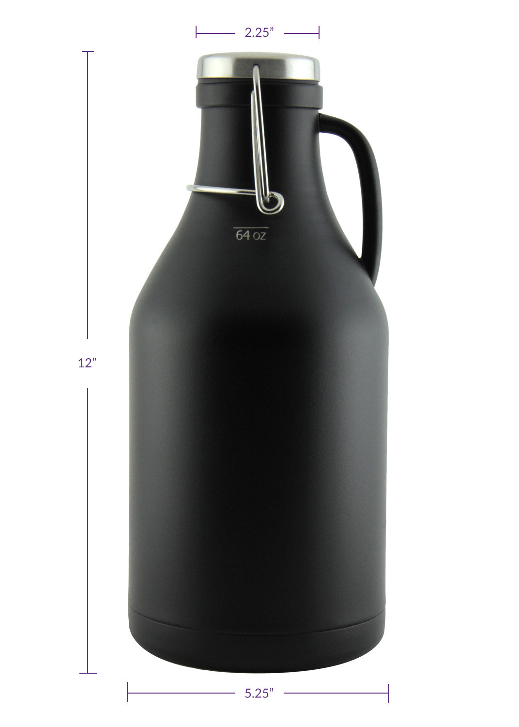 64oz Growler Measurements