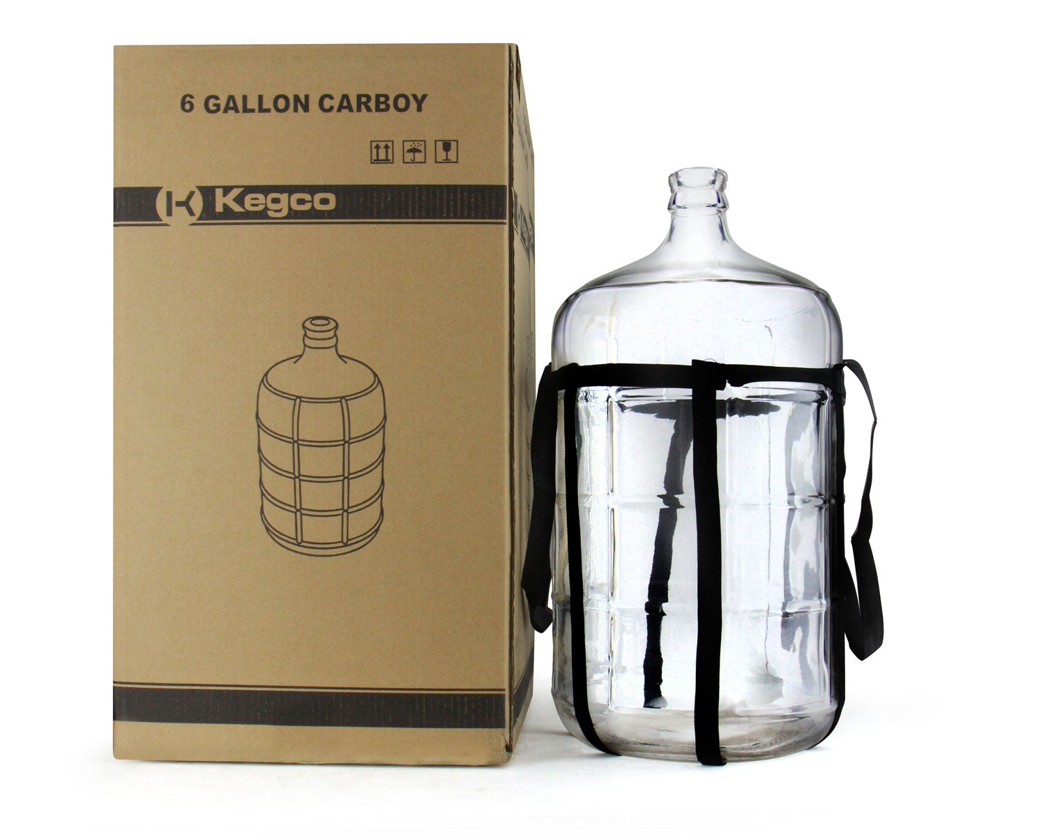 6gl carboy with packaging
