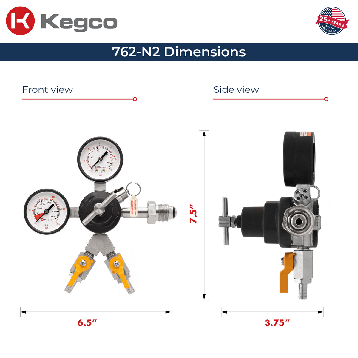 762-N2 Dimensions