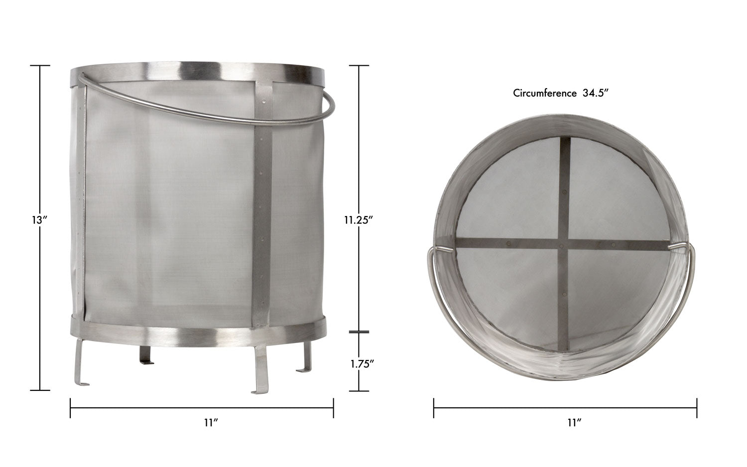 Filter Basket Dimensions