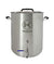 8 Gallon Brew Kettle with Plug and 2-Piece Ball Valve