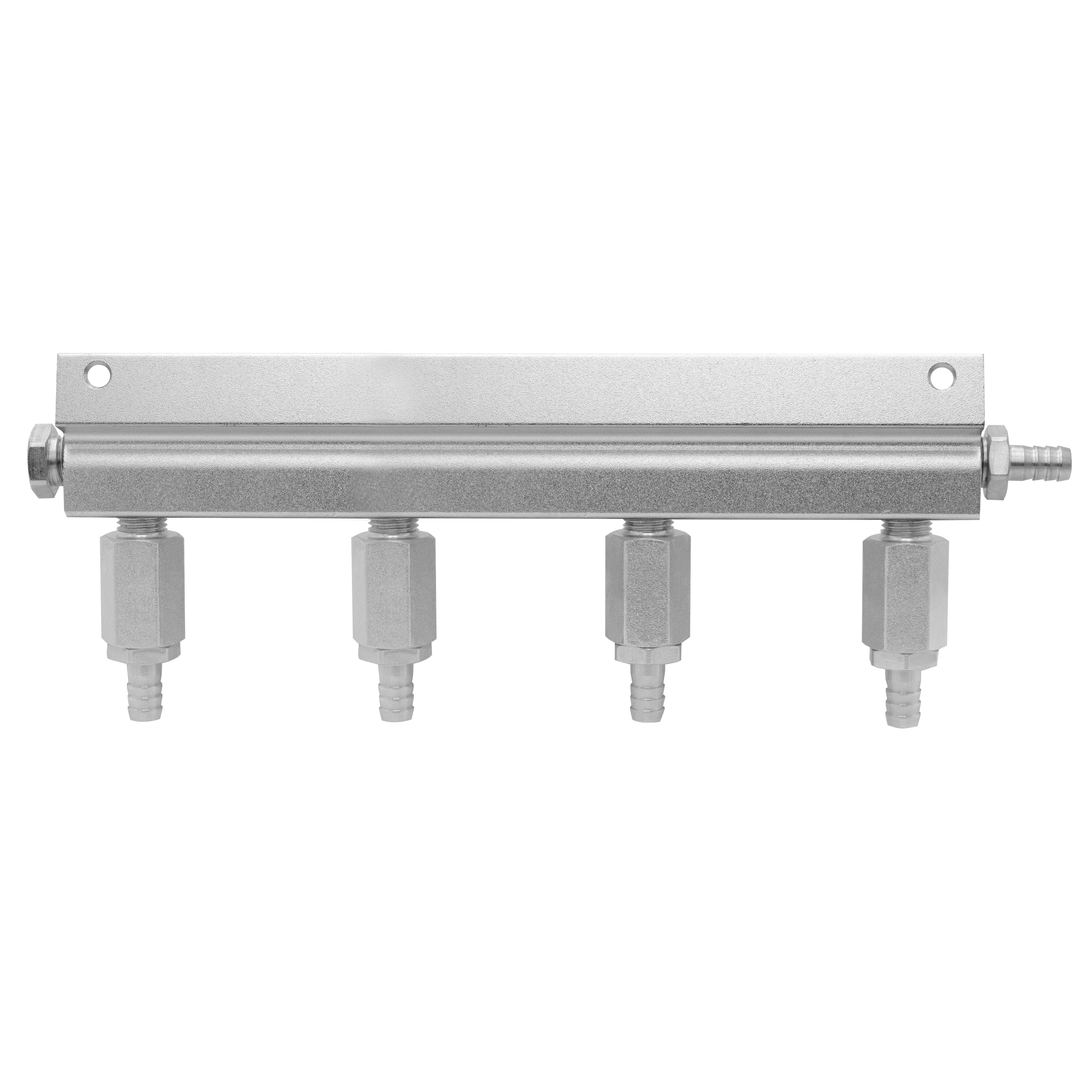 4 Way Beer Gas Air Distributor Back Angle