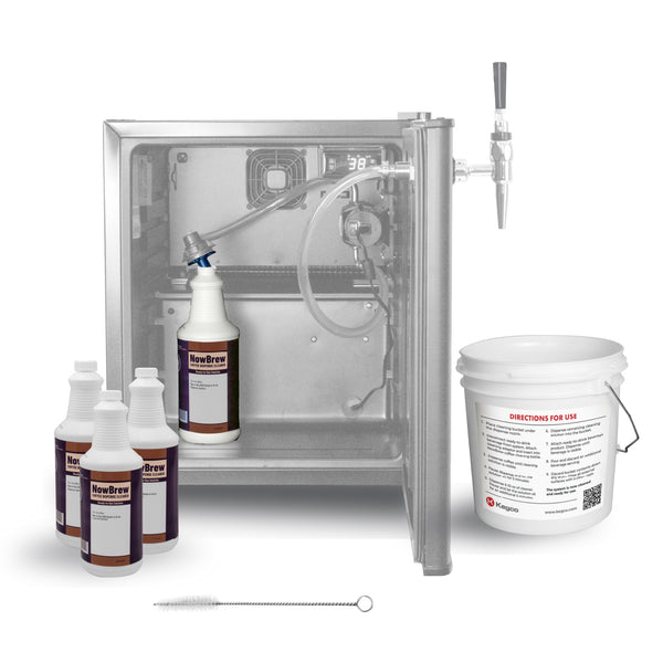 Kegco Ready-to-Drink BIB (Bag-in-a-Box) Dispense System Cleaning Kit