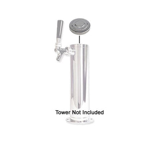 3 Inch Chrome Plated Tower Cap