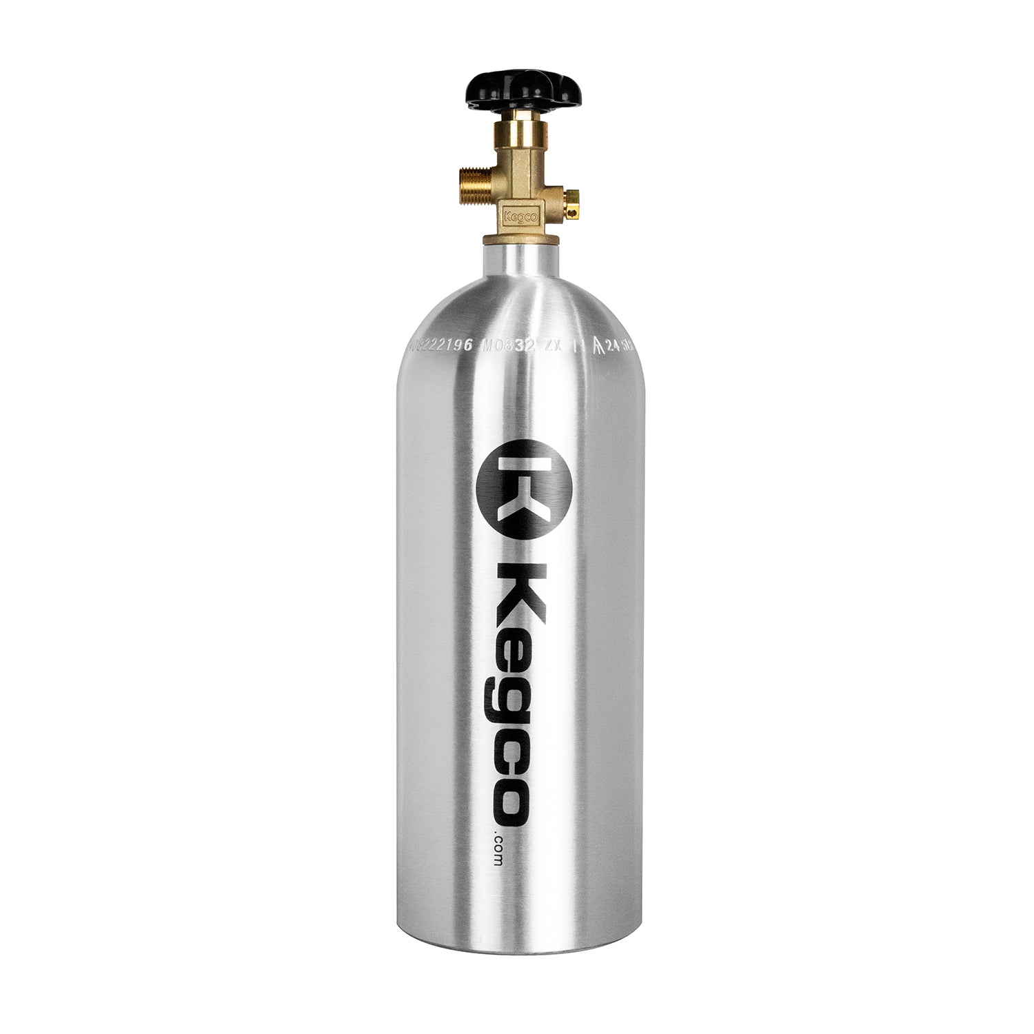 5 lb. Aluminum CO2 Tank for Kegerator and Draft Beer Dispensing