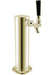 Polished Stainless Steel 1-Faucet Beer Tower - 3-Inch Column