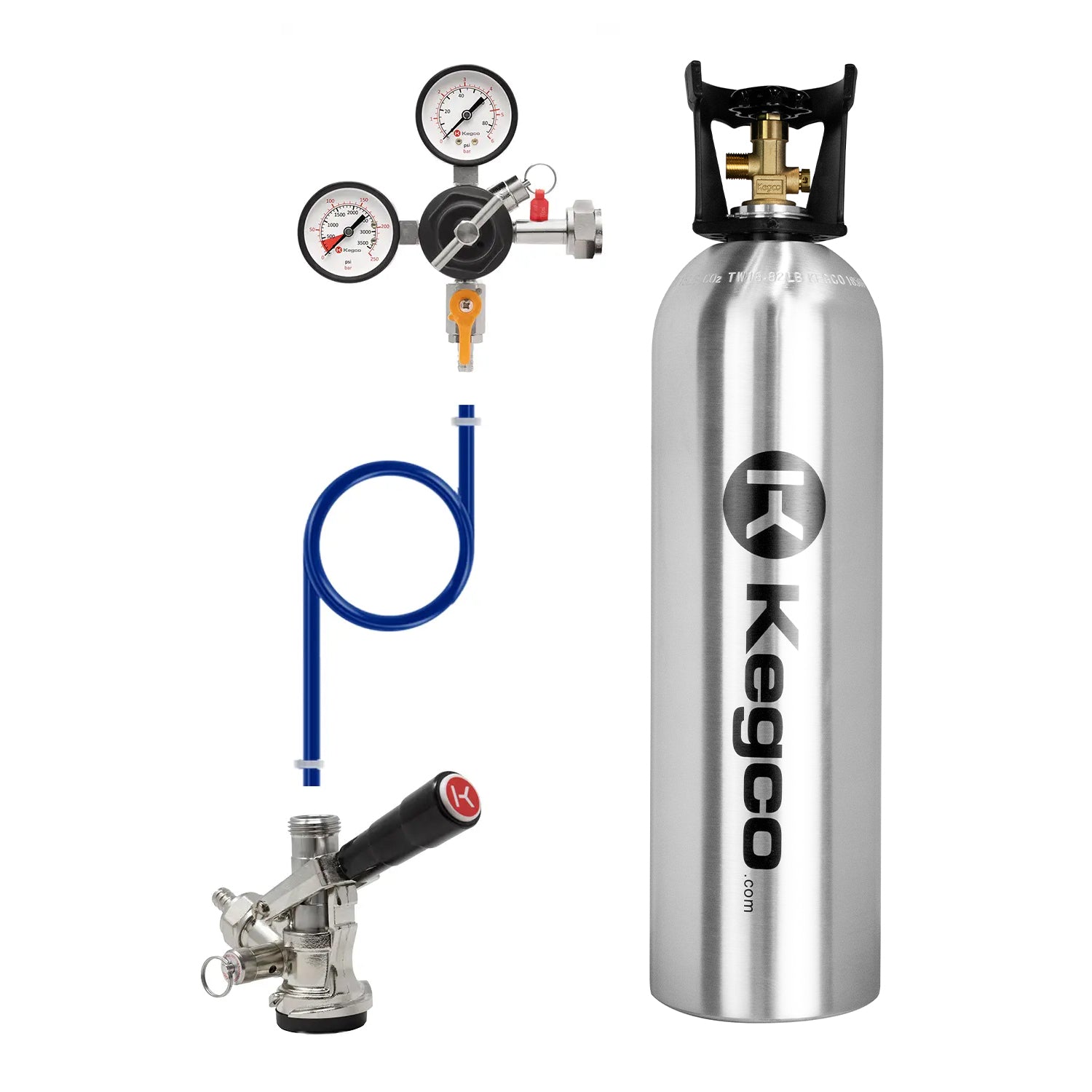 Single Tap Direct Draw Kit with 15 lb. CO2 Tank