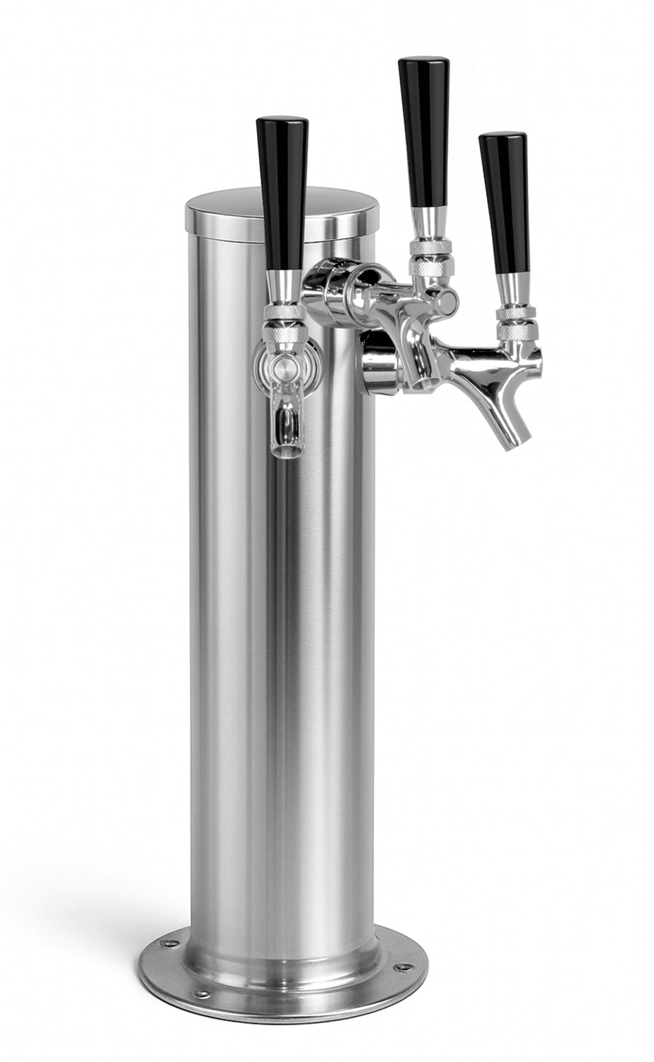 14" Polished Stainless Steel Draft Tower - All Stainless Contact