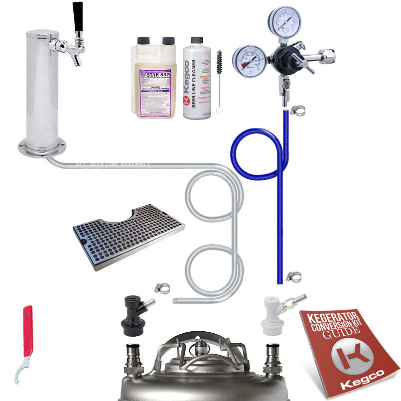 Ultimate Tower Homebrew Kegerator Conversion Kit without Tank - Ball Lock