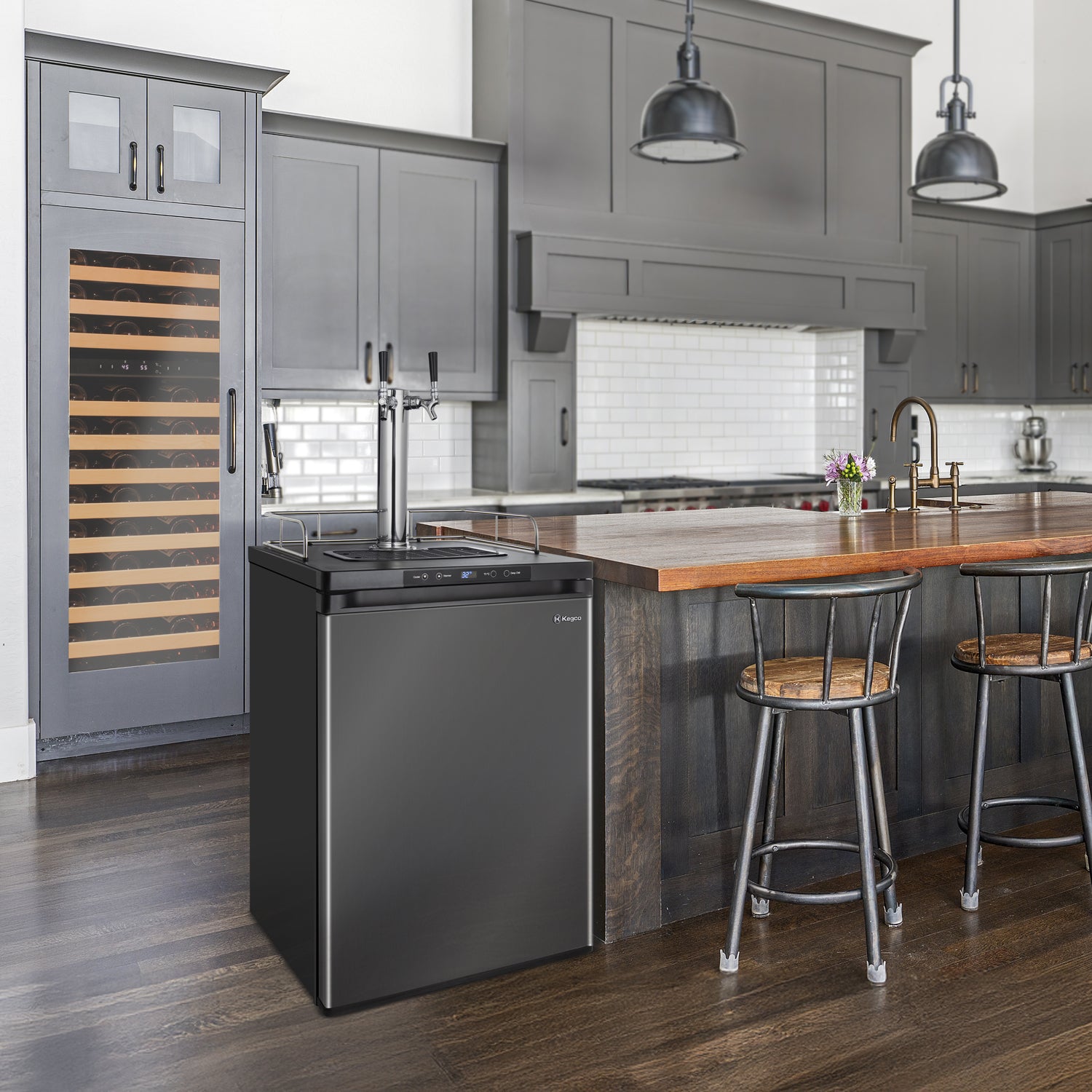 freestanding kegerator