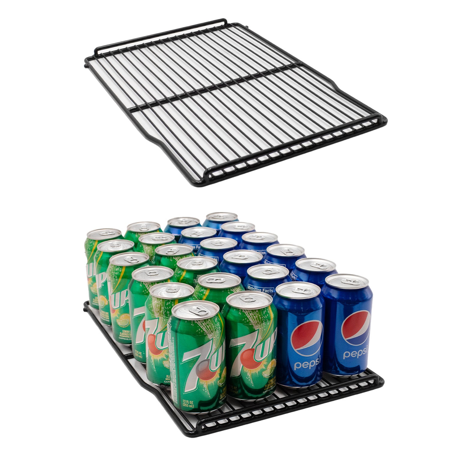 beverage center shelves