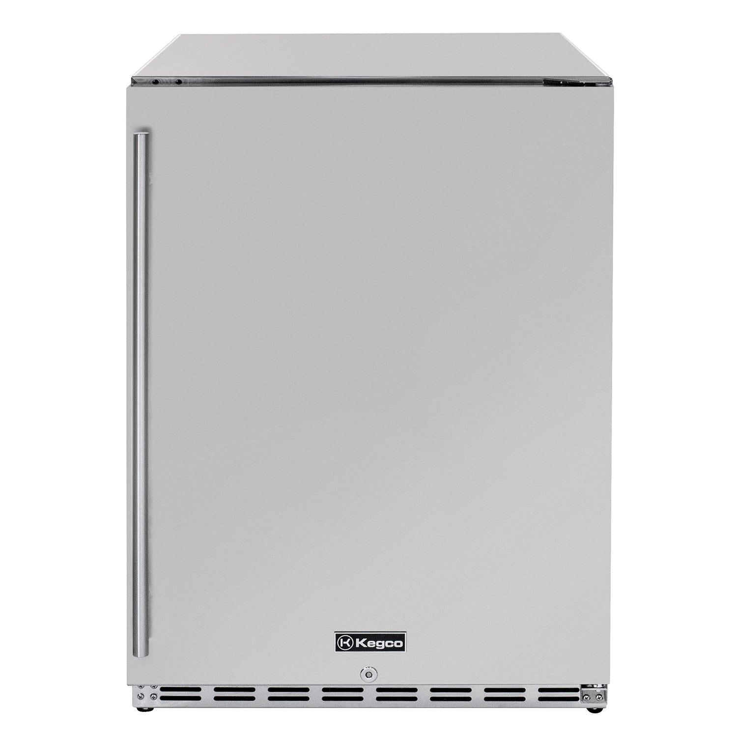 Kegco HK-24R-SS refrigerator outdoor stainless steel