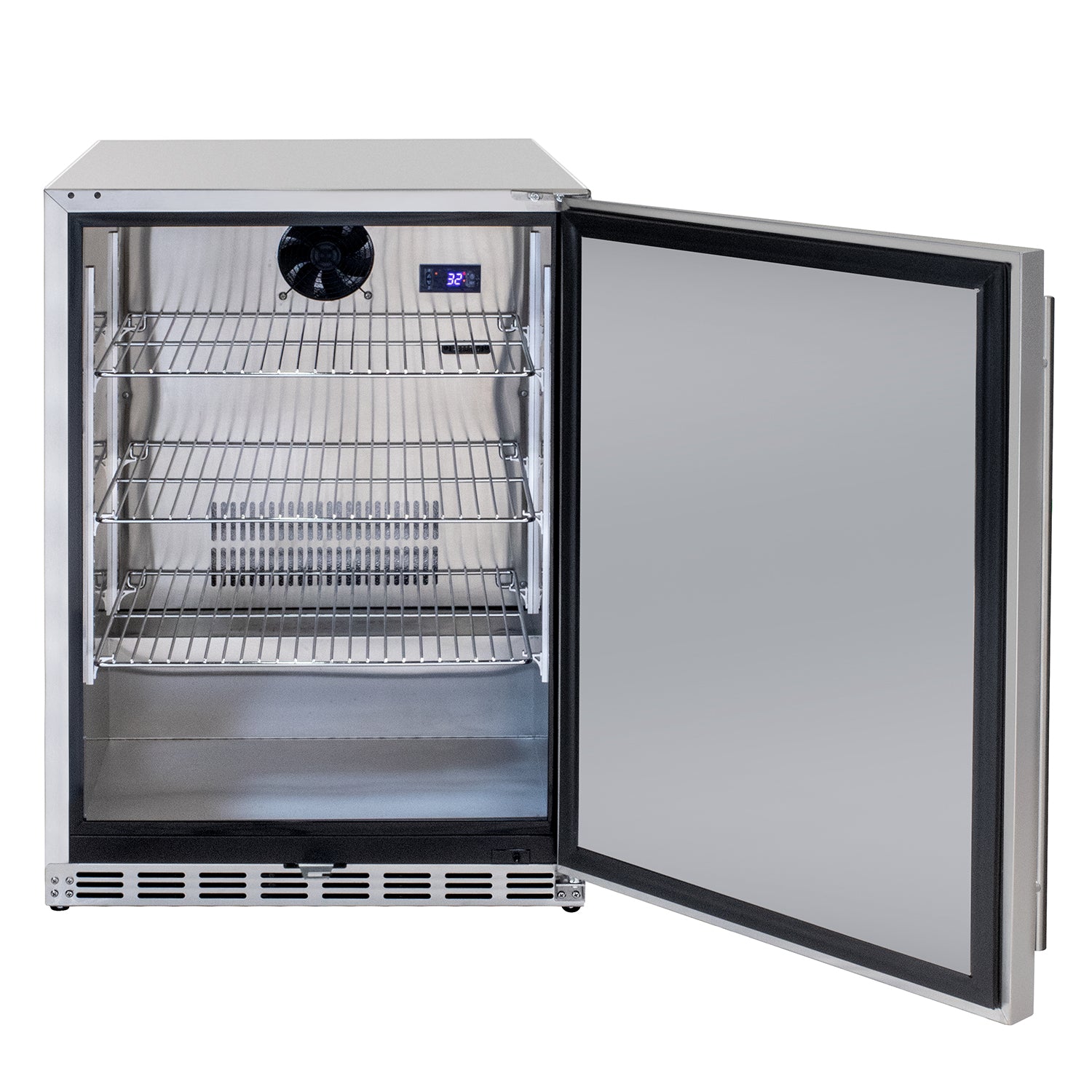 Kegco HK-24R-SS refrigerator outdoor stainless steel