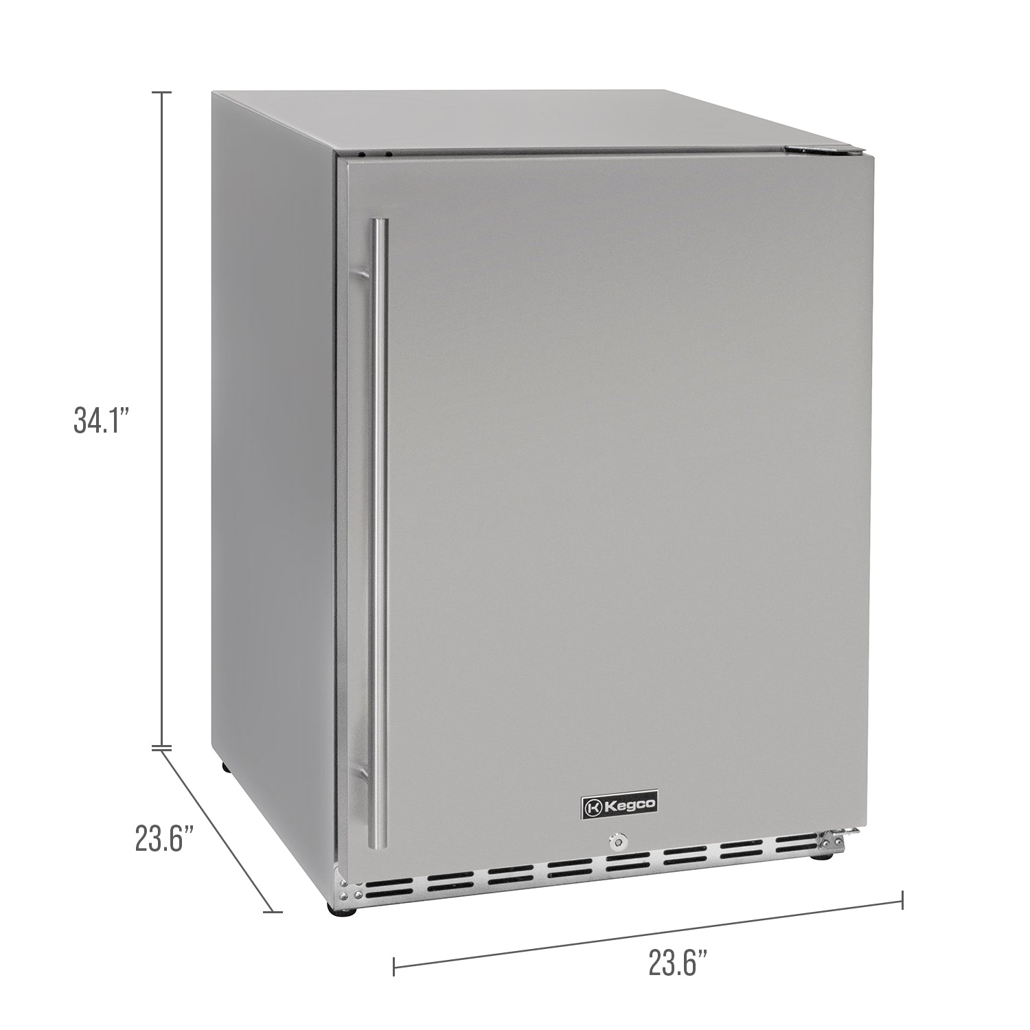 Kegco HK-24R-SS dimensions