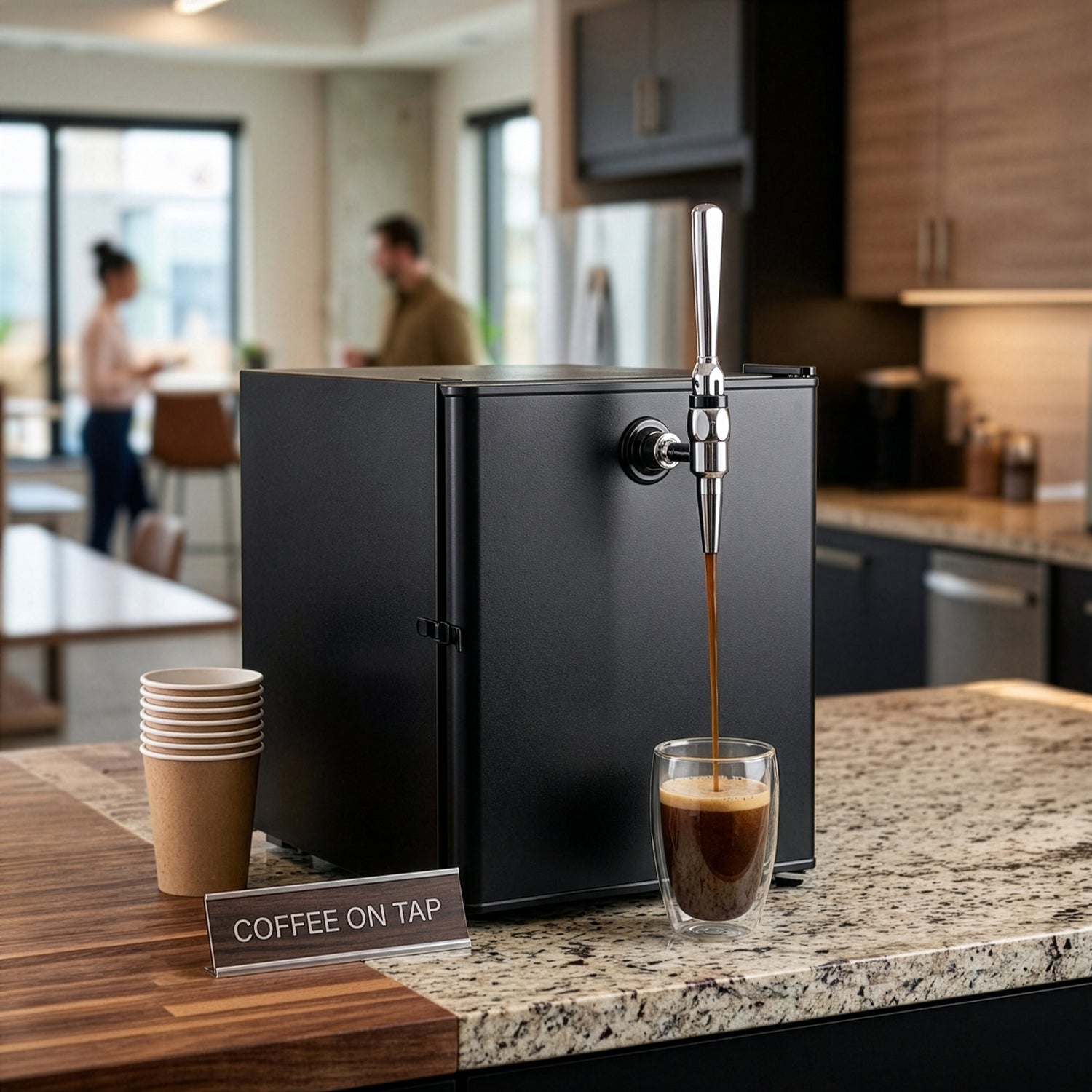 Kegco 17" mini countertop coffee dispenser for commercial use