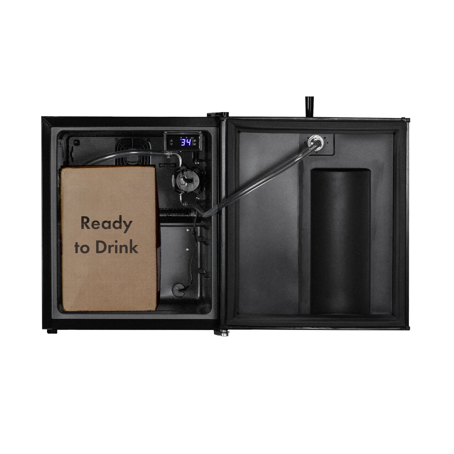 希少✨ELDORESO Beerman Cap Black Mサイズ Kegco HK-46-BIB Bag-In-A-Box Cold Brew Coffee Mini Kegerator - Black