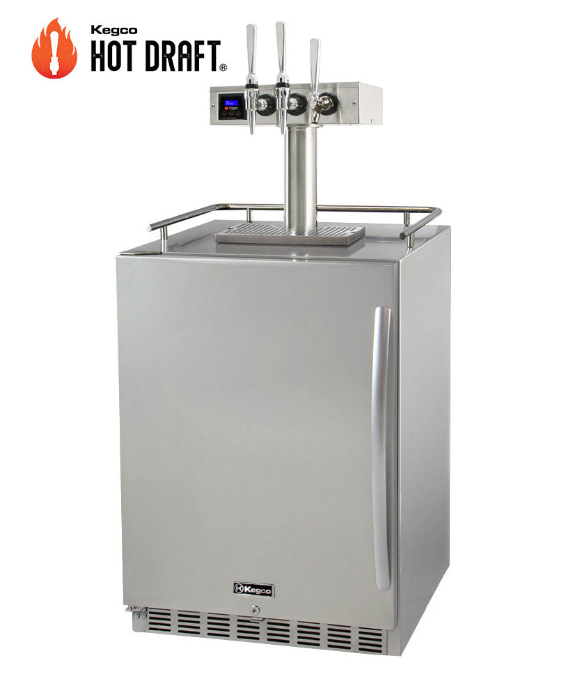 Kegco HK38-HDT-3SS-L Kegerator