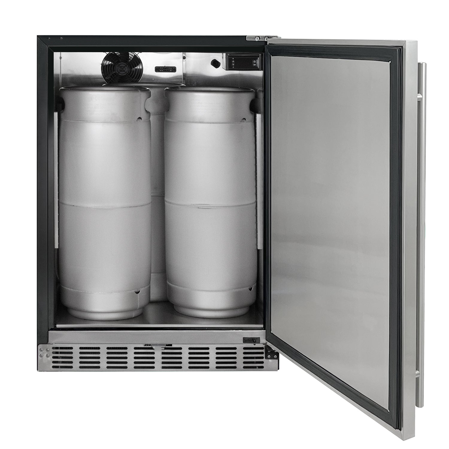 Kegco HK38 24 inch stainless steel kegerator