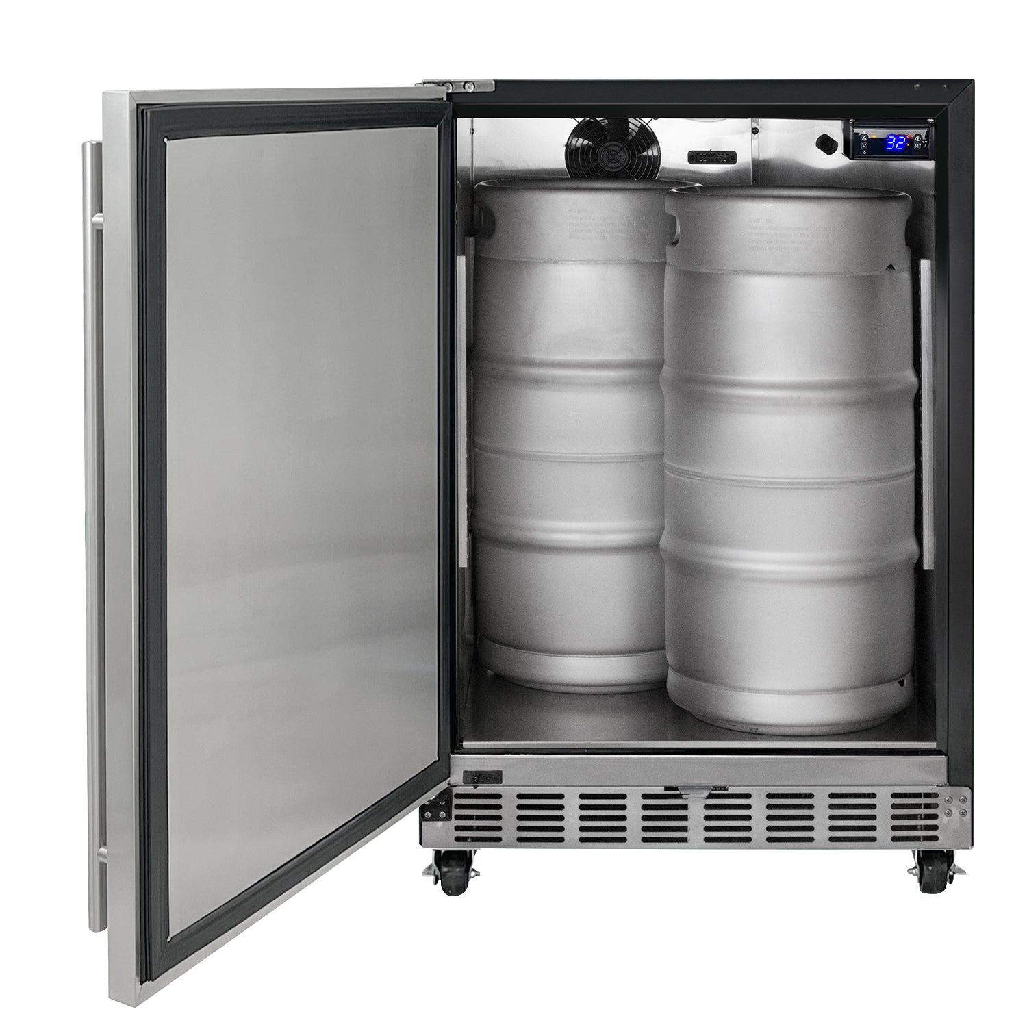 Kegco HK38 24 inch stainless steel kegerator