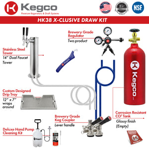 Kegco HK38BSU-2 Xclusive draw kit