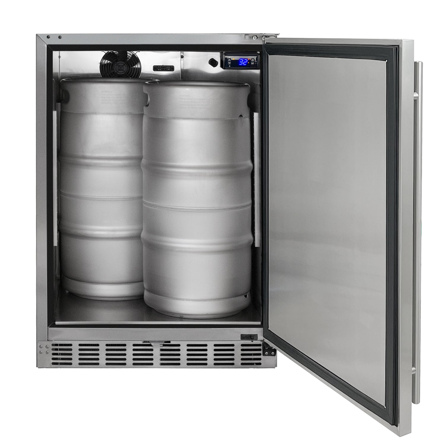 Kegco HK38 stainless steel outdoor kegerator