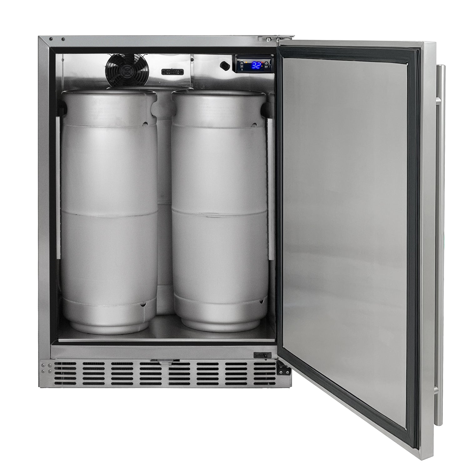 Kegco HK38 stainless steel outdoor kegerator