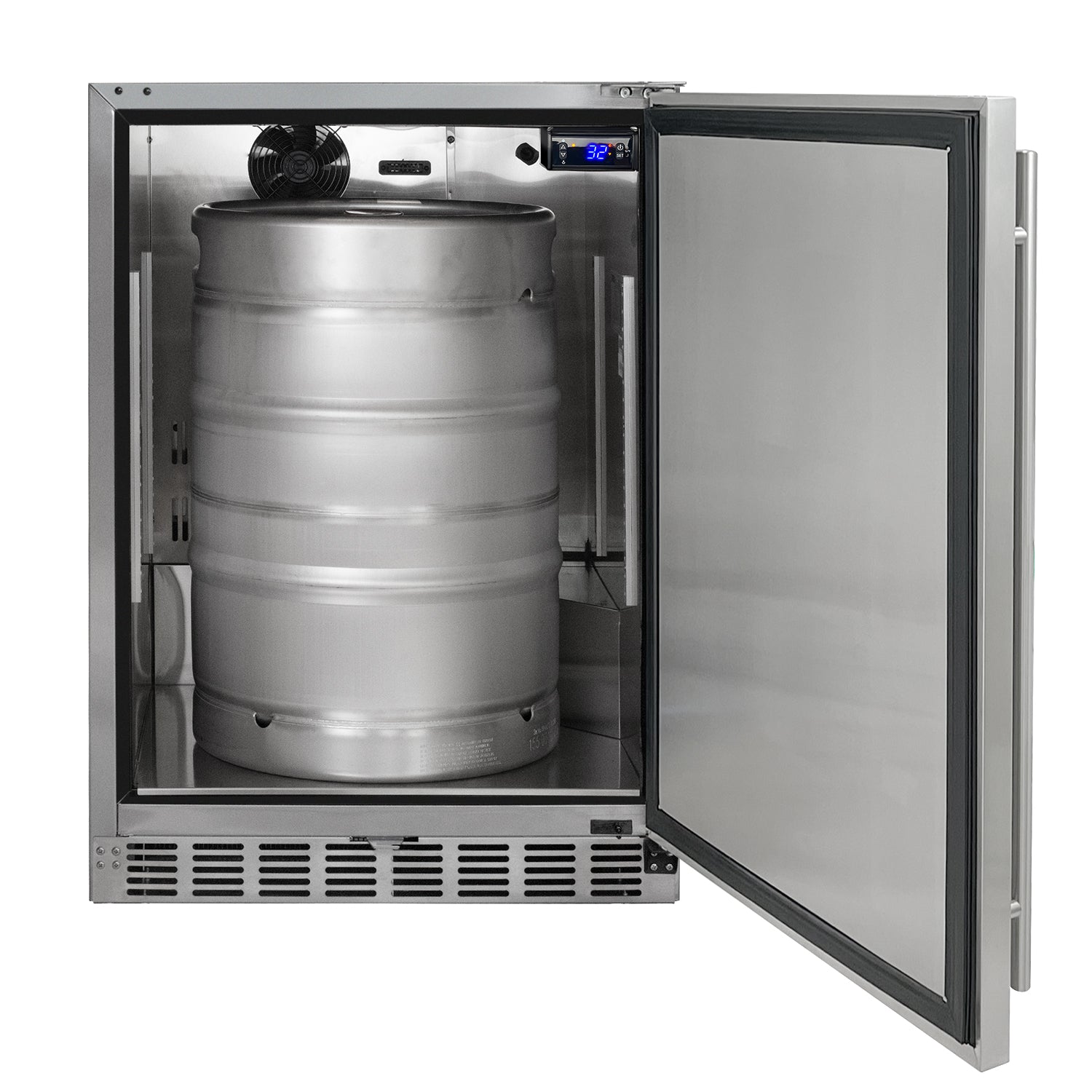 Kegco HK38 stainless steel outdoor kegerator