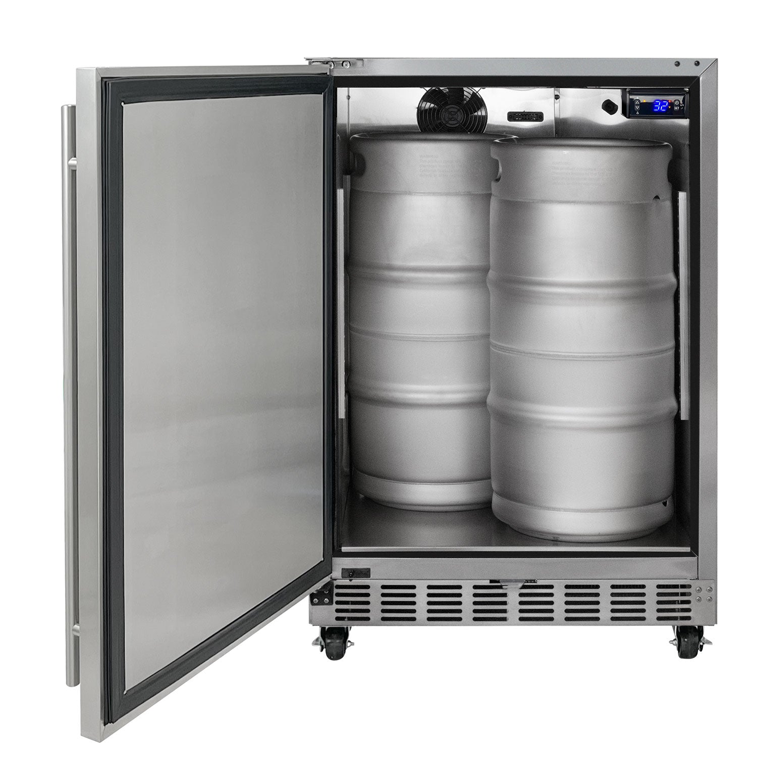 Kegco HK38 stainless steel outdoor kegerator