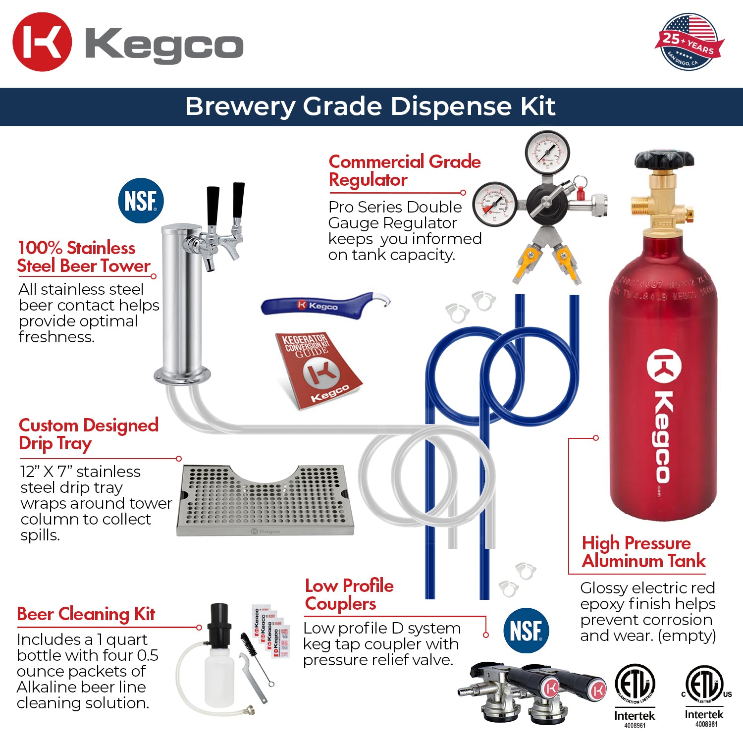 Kegco HK48BSA-2 Dispense Kit