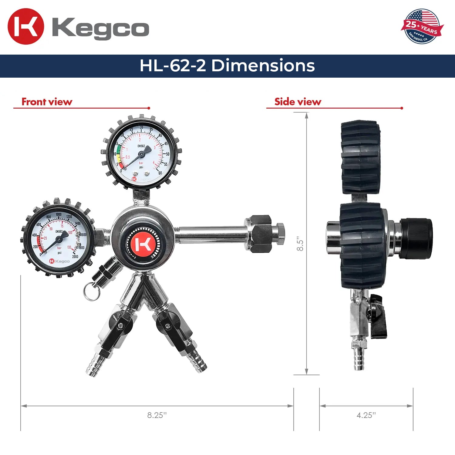 HL-62-2 dimensions