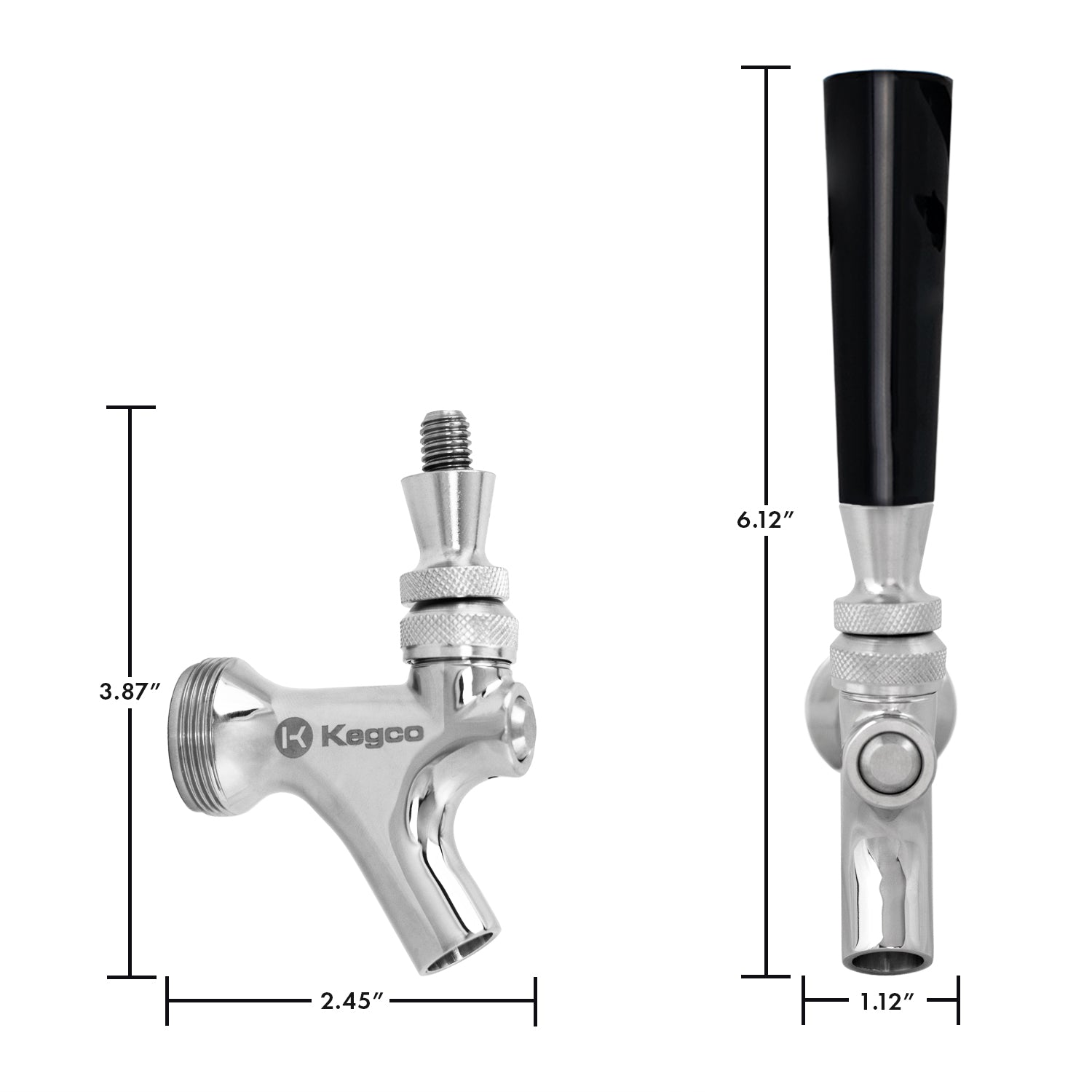 HU-FASC01 Stainless Steel Beer Faucet diagram