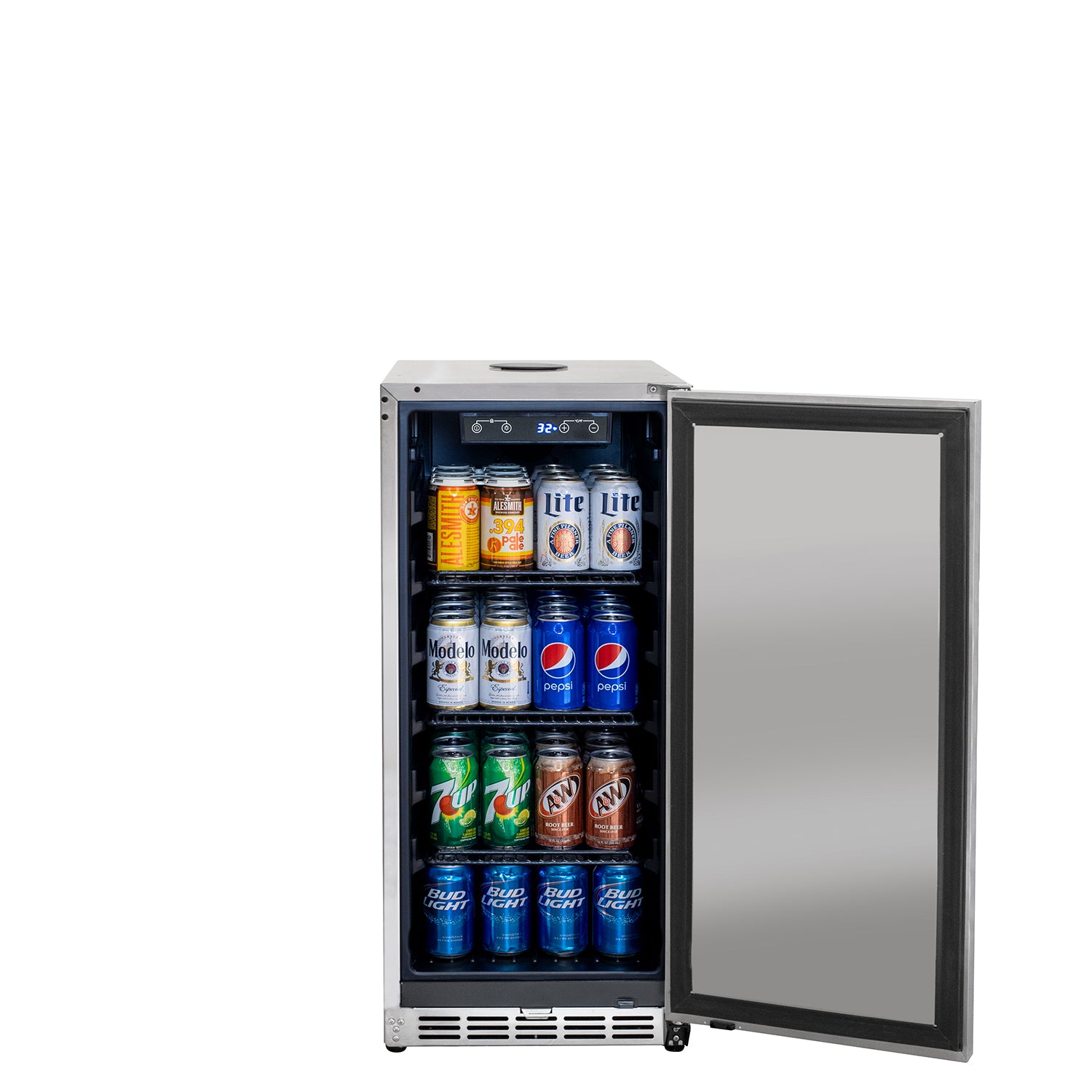 Kegco Cold Brew Single Tap Stainless Steel Built-In Outdoor Kegerator