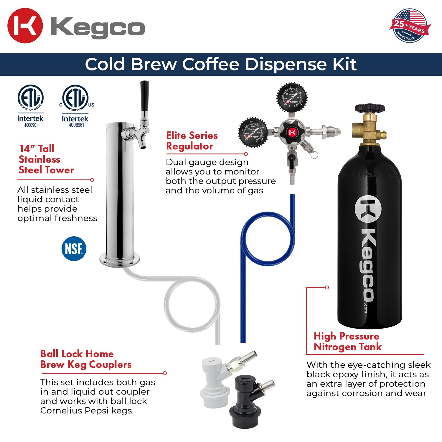 cold brew coffee kegerators dispense kit