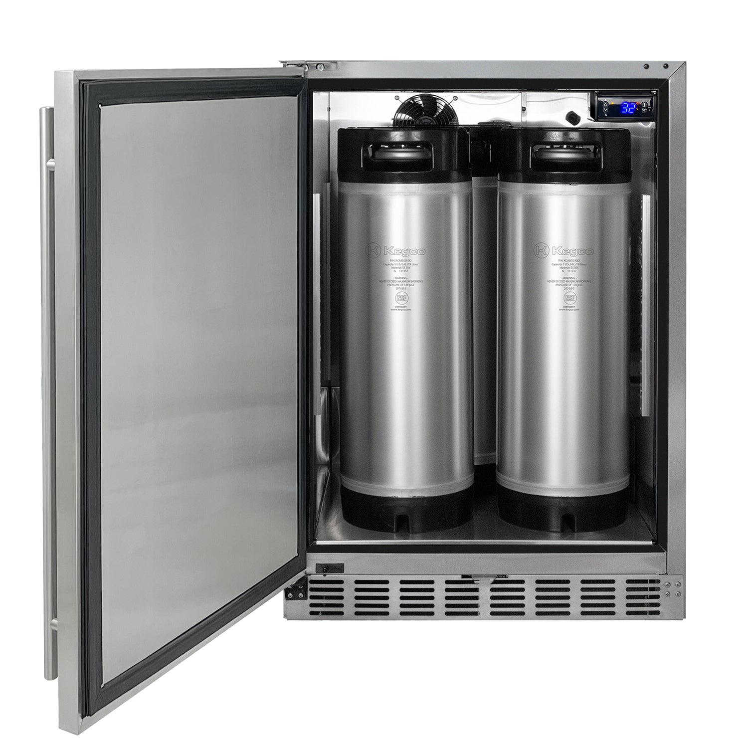Kegco ICHK38SSU-L-2 kegerator