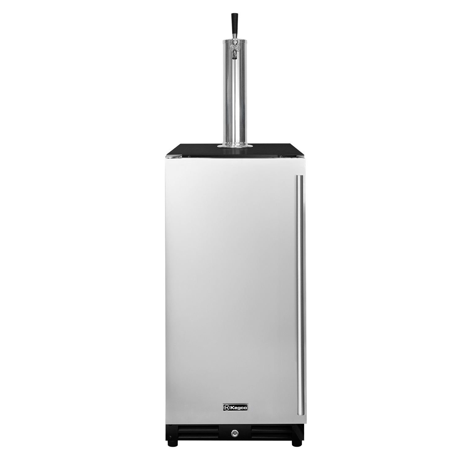 Kegco ICVSK-15U-BSL 15 inch built-in undercounter kegerator